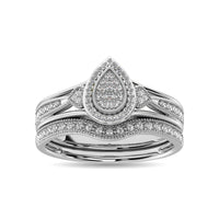 Thumbnail for Diamond Bridal Ring 1/6 ct tw in Round-cut 10K in White Gold