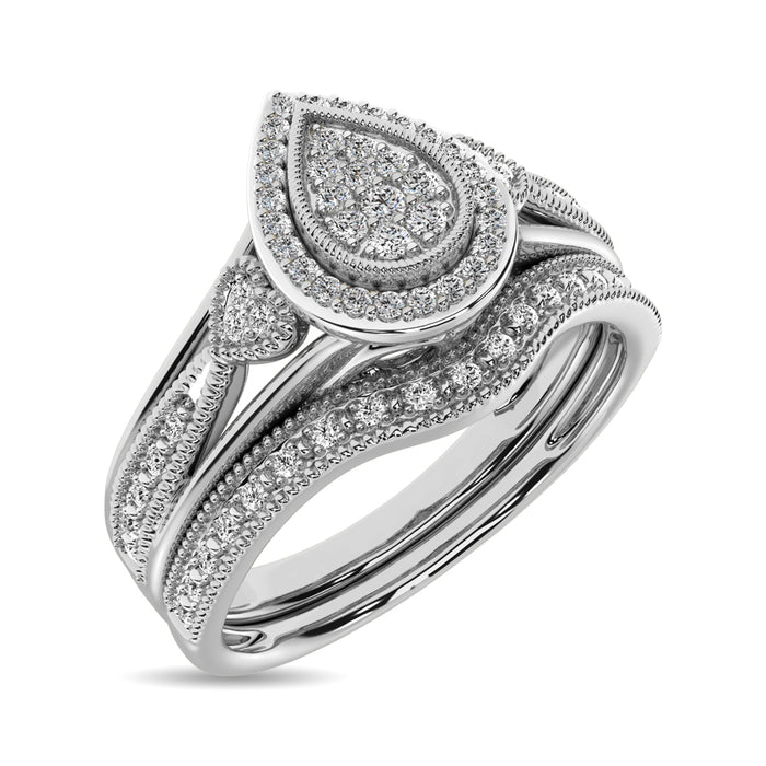 Diamond Bridal Ring 1/6 ct tw in Round-cut 10K in White Gold