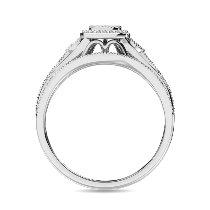 Diamond Bridal Ring 1/6 ct tw in Round-cut 10K in White Gold