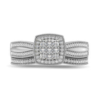 Thumbnail for Diamond Bridal Ring 1/4 ct tw in Round-cut 10K in White Gold