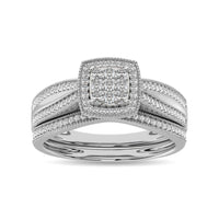 Thumbnail for Diamond Bridal Ring 1/4 ct tw in Round-cut 10K in White Gold