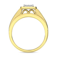 Thumbnail for Diamond Bridal Ring 1/4 ct tw in Round-cut 10K in Yellow Gold
