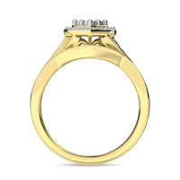 Thumbnail for Diamond Bridal Ring 1/5 ct tw in Round-cut 10K in Yellow Gold