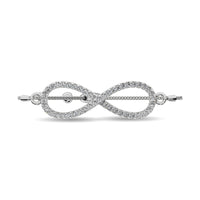 Thumbnail for Diamond Infinity Bracelet 1/6 ct tw in Sterling Silver