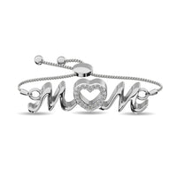 Thumbnail for Diamond Mom Bracelet 1/10 ct tw in Sterling Silver
