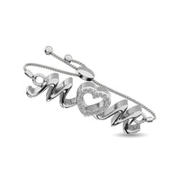 Thumbnail for Diamond Mom Bracelet 1/10 ct tw in Sterling Silver