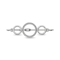 Thumbnail for Diamond Circle Bracelet 1/6 ct tw in Sterling Silver