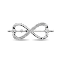 Thumbnail for Diamond Infinity Bracelet 1/6 ct tw in Sterling Silver