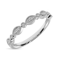 Thumbnail for Diamond 1/50 ct tw Stackable Band in Sterling Silver