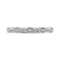 Thumbnail for Diamond 1/50 ct tw Stackable Band in Sterling Silver