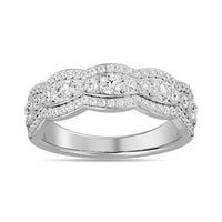 Thumbnail for Diamond 7/8 ct tw Fashion Band in 14K White Gold