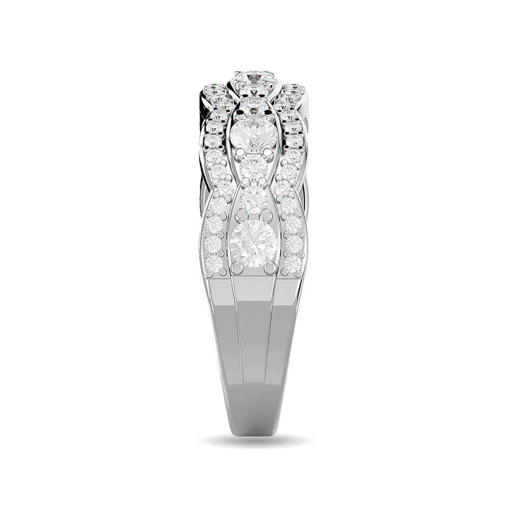 Diamond 7/8 ct tw Fashion Band in 14K White Gold