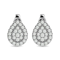 Thumbnail for Diamond 1/3 ct tw Fashion Earrings in 10K White Gold