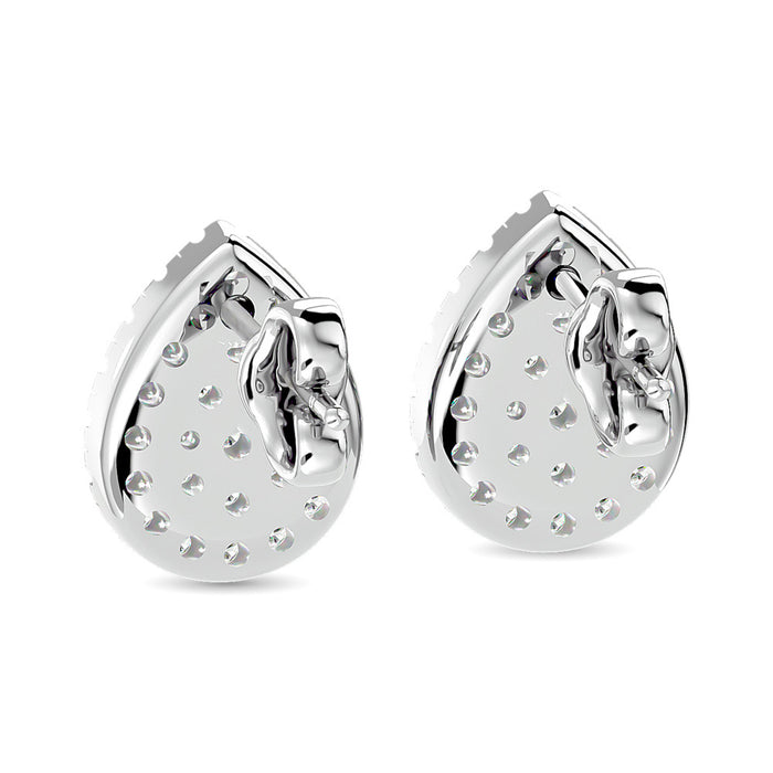 Diamond 1/3 ct tw Fashion Earrings in 10K White Gold