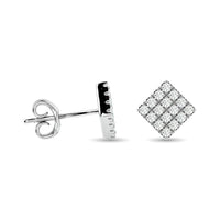 Thumbnail for Diamond 1/3 ct tw Fashion Earrings in 10K White Gold
