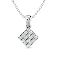 Thumbnail for Diamond 1/5 ct tw Fashion Pendant in 10K White Gold