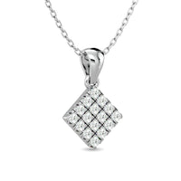 Thumbnail for Diamond 1/5 ct tw Fashion Pendant in 10K White Gold