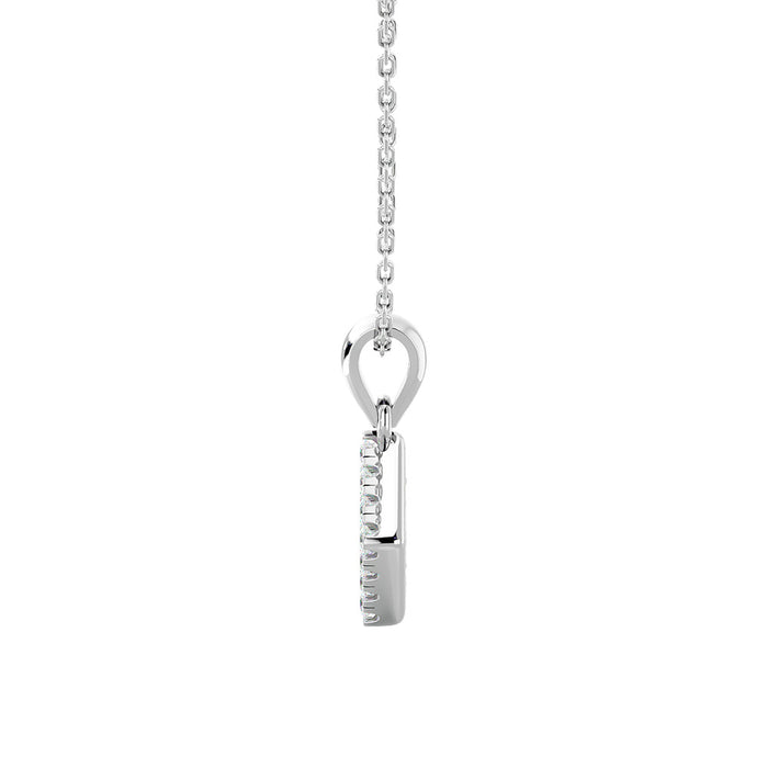 Diamond 1/5 ct tw Fashion Pendant in 10K White Gold