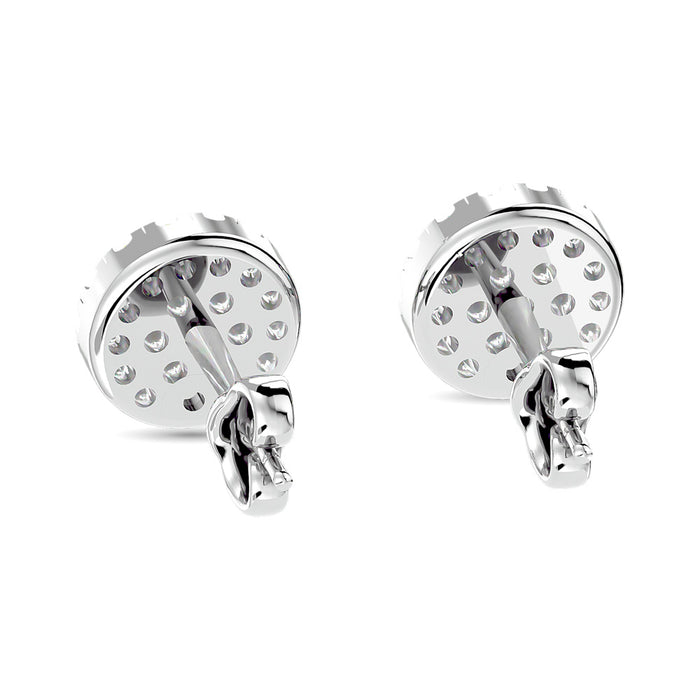 1/3 Carat T.W. Diamond 10k White Gold Stud Earrings