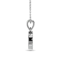 Thumbnail for Diamond Round Shape Pendant 1/5 ct tw in 10K White Gold