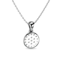 Thumbnail for Diamond Round Shape Pendant 1/5 ct tw in 10K White Gold