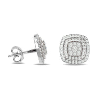 Thumbnail for Diamond 5/8 ct tw Fashion Earrings in 10K White Gold