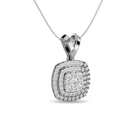 Thumbnail for Diamond 1/2 ct tw Fashion Pendant in 14K White Gold