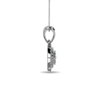 Thumbnail for Diamond 1/2 ct tw Fashion Pendant in 14K White Gold