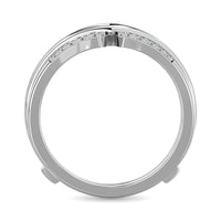 Thumbnail for Diamond Guard Ring 1/5 ct tw in 10K White Gold