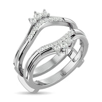 Thumbnail for Diamond Guard Ring 1/4 ct tw in 10K White Gold