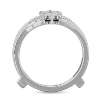 Thumbnail for Diamond Guard Ring 1/4 ct tw in 10K White Gold