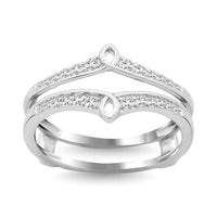 Thumbnail for Diamond Guard Ring 1/5 ct tw in 10K White Gold