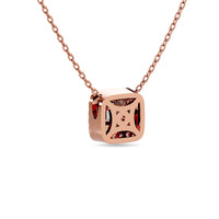 Thumbnail for Diamond 1/4 Ct.Tw. Round and Baguette Fashion Pendant in 14K Rose Gold