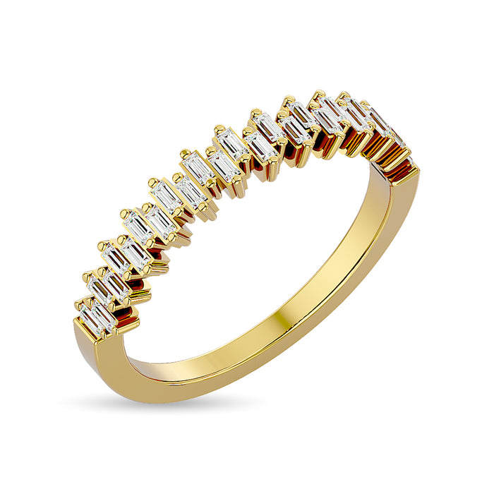 Diamond Ladies Band 1/4 ct tw in 14K Yellow Gold