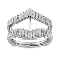 Thumbnail for Diamond 5/8 ct tw Guard in 14K White Gold