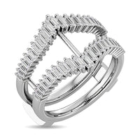 Thumbnail for Diamond 5/8 ct tw Guard in 14K White Gold