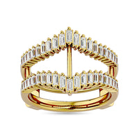 Thumbnail for Diamond 5/8 ct tw Guard in 14K Yellow Gold