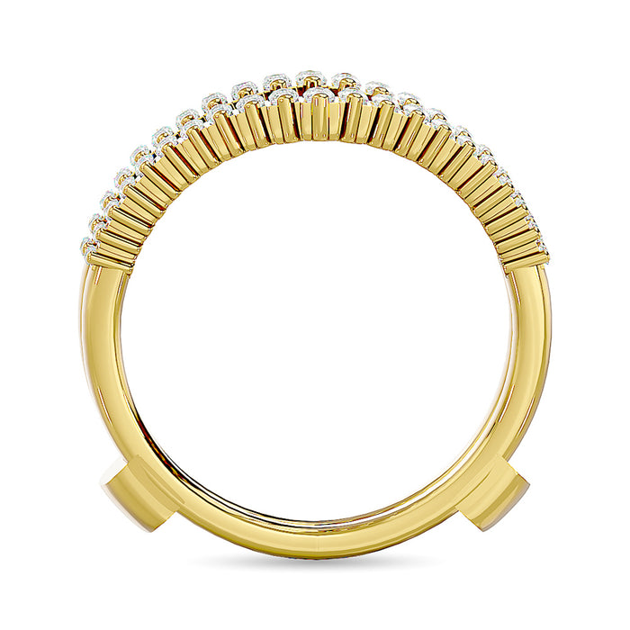 Diamond 5/8 ct tw Guard in 14K Yellow Gold