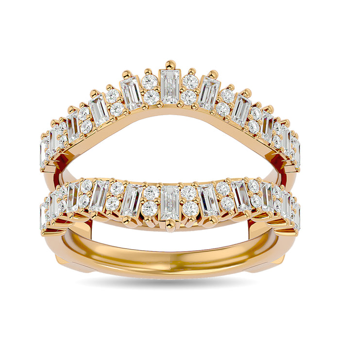 Diamond 7/8 ct tw Guard in 14K Yellow Gold