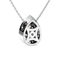 Thumbnail for Diamond 1/2 ct tw Pear Shape Fashion Pendant in 14K White Gold