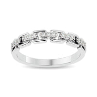 Thumbnail for Diamond 1/10 ct tw Ladies band in 10K White Gold