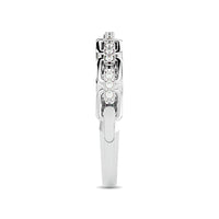 Thumbnail for Diamond 1/10 ct tw Ladies band in 10K White Gold