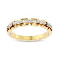Thumbnail for Diamond 1/10 ct tw Ladies band in 10K Yellow Gold