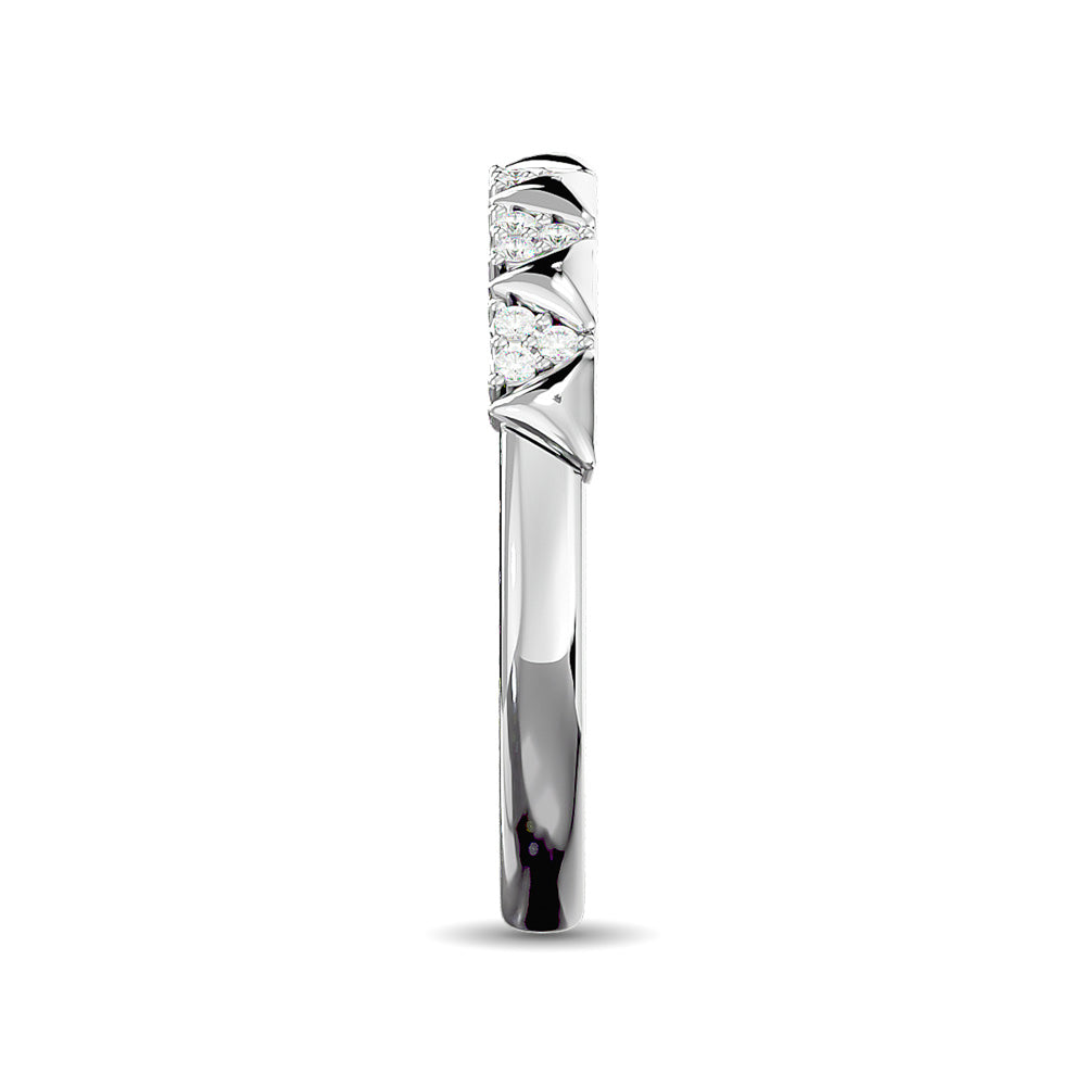Diamond Stackable Band 1/10 ct tw in 10K White Gold