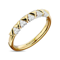Thumbnail for Diamond Stackable Band 1/10 ct tw in 10K Yellow Gold