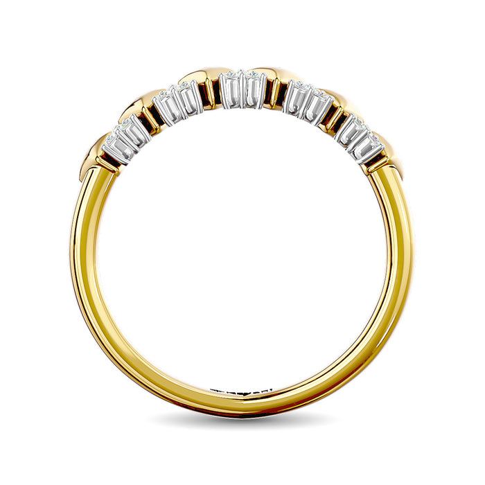 Diamond Stackable Band 1/10 ct tw in 10K Yellow Gold