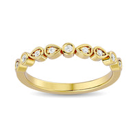 Thumbnail for Diamond 1/10 ct tw Stackable band in 10K Yellow Gold