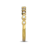 Thumbnail for Diamond 1/10 ct tw Stackable band in 10K Yellow Gold