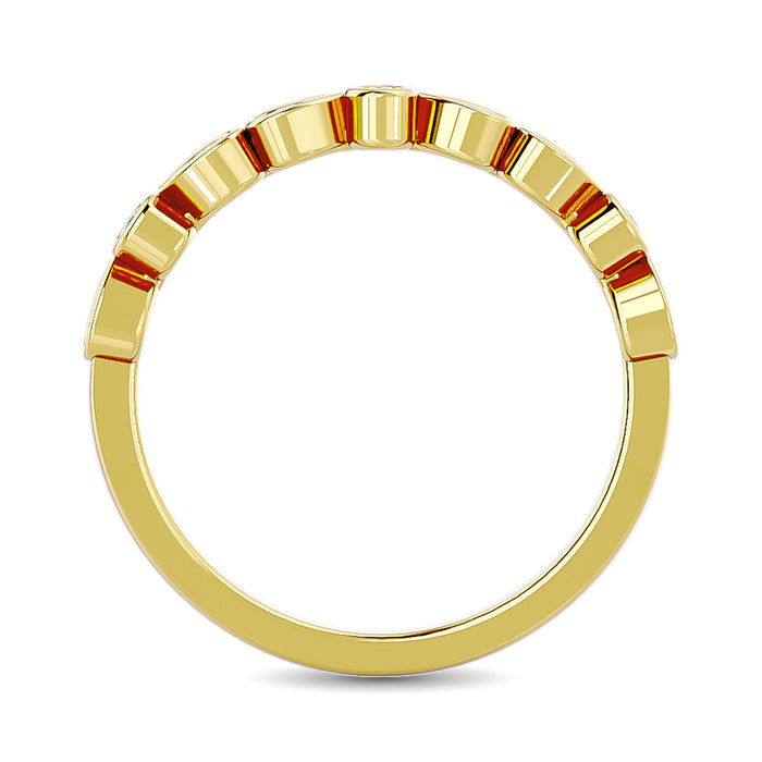 Diamond 1/10 ct tw Stackable band in 10K Yellow Gold