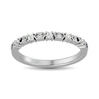 Thumbnail for Diamond Stackable Band 1/6 ct tw in 14K White Gold